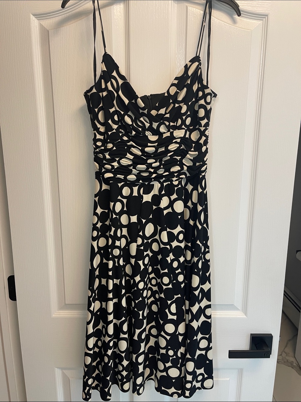 Anne Klein black and cream dress size 10